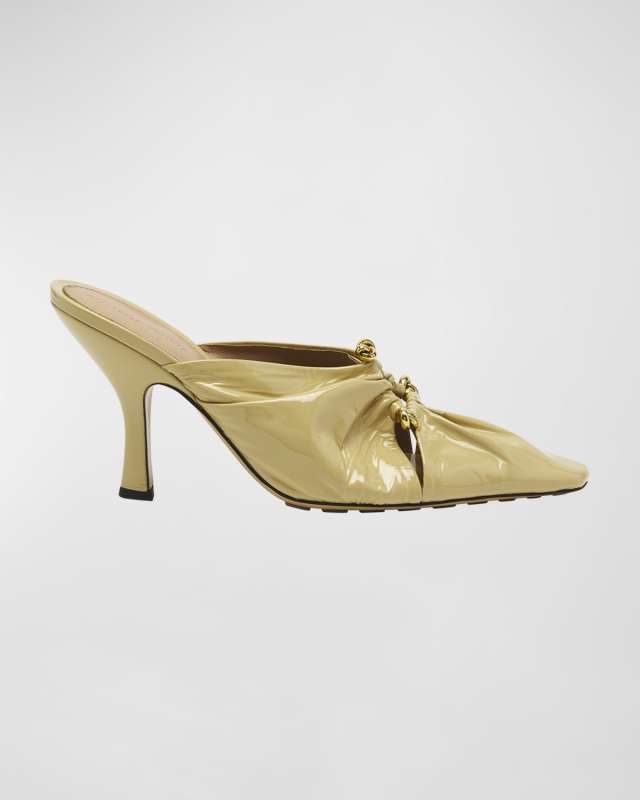 Bunnie Calfskin Mule Pumps